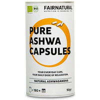 Produktbild von FAIRNATURAL Bio Ashwagandha Kapseln vegan ohne Zusatzstoffe