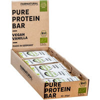 Produktbild von FAIRNATURAL Bio Proteinriegel Vegan Vanille zuckerfrei 10x45g