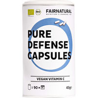 Produktbild von Fairnatural Bio Vitamin C Kapseln mit Acerola und Hagebutte vegan und ohne Zusatzstoffe