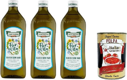 Farchioni Fior Di Vita Verschiedene Samenöle mit Omega 3 6 9 und Vitamin E 3x1 Liter – Bild 1 von 1