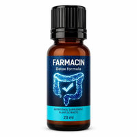 Produktbild von Farmacin Drops Tropfen von GLOBAL D LTD zur Unterstützung von Verdauung und Wohlbefinden 20 ml