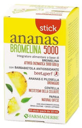 Farmaderbe Ananas-Bromelain 5000 Sticks gluten- und laktosefrei 20 Stück – Bild 1 von 1
