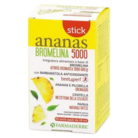 Produktbild von Farmaderbe Ananas-Bromelain 5000 Sticks gluten- und laktosefrei 20 Stück