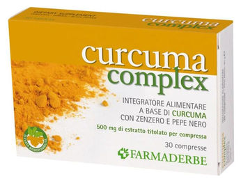 Farmaderbe Curcuma Complex Standardisiertes Extrakt Tabletten ohne Zusatzstoffe 30 Stück – Bild 1 von 1