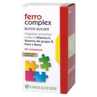 Produktbild von Farmaderbe Ferro Complex Eisen Gluconat Tabletten 60 Stück