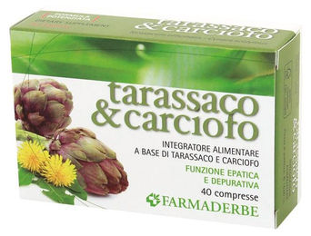 Farmaderbe Kräuter-Komplex Tarassaco und Artischoke Tabletten 40 Stück – Bild 1 von 1