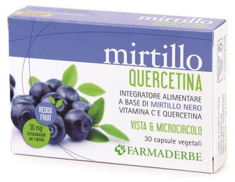 Farmaderbe Mirtillo Quercetin Kapseln mit pflanzlichem Ursprung 30 Stück – Bild 1 von 1