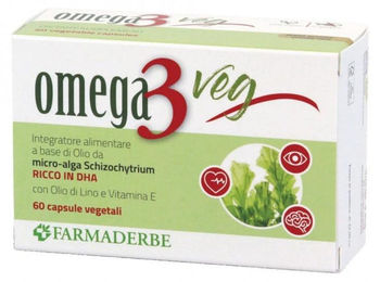 Farmaderbe Omega3 Veg vegane Kapseln 60 Stück – Bild 1 von 1