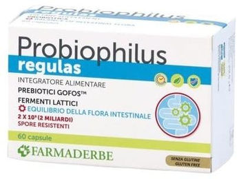 Farmaderbe Probiophilus Regulas Vegetarische Kapseln für Erwachsene 60 Stück – Bild 1 von 1