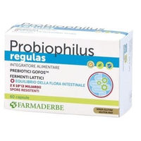Produktbild von Farmaderbe Probiophilus Regulas Vegetarische Kapseln für Erwachsene 60 Stück