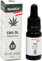 farmBOX CBD Öl 25% ohne Zusatzstoffe 1000 ml – Bild 1 von 2