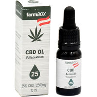 Produktbild von farmBOX CBD Öl 25% ohne Zusatzstoffe 1000 ml