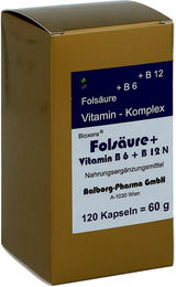 FBK-Pharma B-Komplex mit Folsäure, Vitamin B6 und Vitamin B12 Kapseln für Erwachsene – Bild 1 von 1