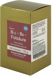 FBK-Pharma B12 B6 Folsäure Kapseln laktosefrei 180 Stück – Bild 1 von 1