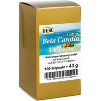 Produktbild von FBK-Pharma Beta Carotin mit Vitamin A Kapseln 100 Stück