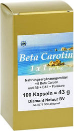FBK-Pharma Beta Carotin mit Vitamin A Kapseln 100 Stück – Bild 1 von 2