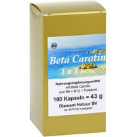 Produktbild von FBK-Pharma Beta Carotin mit Vitamin A Kapseln 100 Stück