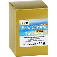 Produktbild von FBK Pharma Beta Carotin mit Vitamin A Kapseln