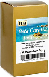 FBK-Pharma Beta Carotin und Vitamin A Kapseln 100 Stück – Bild 1 von 1