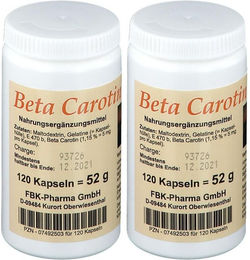 FBK-Pharma Beta-Carotin und Vitamin A Kapseln 120 Stück – Bild 1 von 1