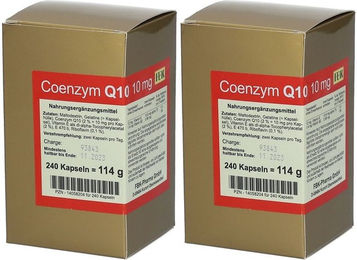 FBK-Pharma Coenzym Q10 Ubiquinon 10 mg Kapseln 120 Stück – Bild 1 von 1