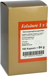 FBK-Pharma Folsäure Kapseln 180 Stück – Bild 1 von 2