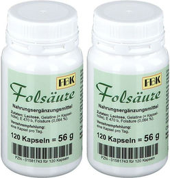 FBK-Pharma Folsäure Kapseln für Erwachsene 240 Stück – Bild 1 von 1