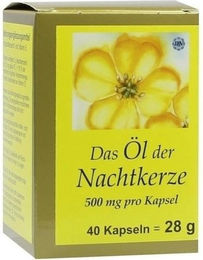 FBK-Pharma GmbH Nachtkerzenöl Kapseln 500 mg – Bild 1 von 2