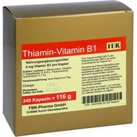 Produktbild von FBK-Pharma GmbH Thiamin Vitamin B1 Kapseln für Erwachsene 240 Stück