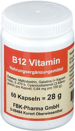 FBK Pharma GmbH Vitamin B12 Kapseln 60 Stück – Bild 1 von 2
