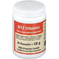 Produktbild von FBK Pharma GmbH Vitamin B12 Kapseln 60 Stück