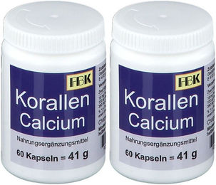 FBK-Pharma Korallen Calcium Carbonat Kapseln 120 Stück – Bild 1 von 1