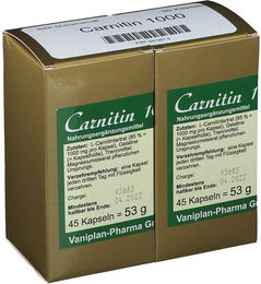 FBK Pharma L-Carnitin 1000 Kapseln – Bild 1 von 3