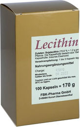 FBK-Pharma Lecithin 1200 Kapseln 100 Stück – Bild 1 von 2
