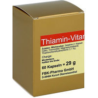 Produktbild von FBK-Pharma Thiamin Vitamin B1 Kapseln für Erwachsene 60 Stück