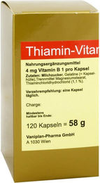 FBK-Pharma Vitamin B1 Thiamin Kapseln für Erwachsene 120 Stück – Bild 1 von 2