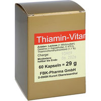 Produktbild von FBK-Pharma Vitamin B1 Thiamin Kapseln für Erwachsene 60 Stück