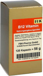 FBK-Pharma Vitamin B12 Kapseln 120 Stück – Bild 1 von 2