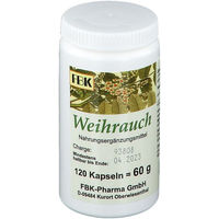 Produktbild von FBK Pharma Weihrauch Boswellia Kapseln 120 Stück
