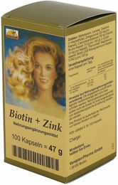 FBK-Pharma Zink Biotin Selen Kombination Kapseln für Erwachsene 100 Stück – Bild 1 von 1