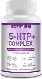 Fearathe 5-HTP+ Complex Nahrungsergänzungsmittel mit 120 Kapseln – Bild 1 von 3