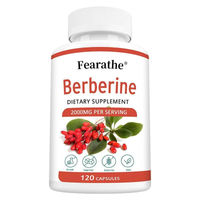 Produktbild von Fearathe Berberin Extrakt 2000 mg Kapseln 120 Stück
