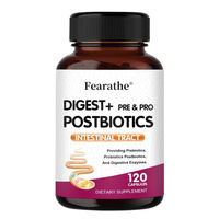 Produktbild von Fearathe Digest+ Postbiotics Nahrungsergänzungsmittel für Erwachsene 120 Kapseln