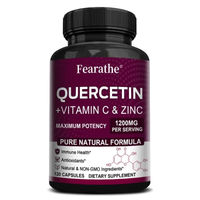Produktbild von Fearathe Quercetin 1200mg mit Vitamin C und Zink Kapseln für Erwachsene 120 Stück