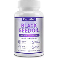 Produktbild von Fearathe Schwarzkümmelöl 1000 mg Kapseln 120 Stück für Erwachsene