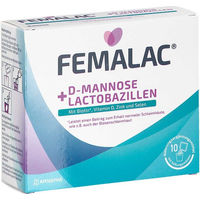 Produktbild von FEMALAC D-Mannose mit Lactobazillen Pulver für Frauen
