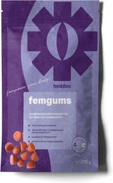fembites femgums Zyklus Balance Fruchtgummis mit 13 Vitaminen und Mineralstoffen wie Eisen, Zink, Vitamin B6 und B12, zuckerfrei und ohne Zusatzstoffe, 90 Gummis – Bild 1 von 6