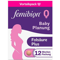 Produktbild von Femibion 0 Babyplanung Nahrungsergänzungsmittel Tabletten glutenfrei und laktosefrei