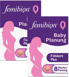 Femibion 0 BabyPlanung Tabletten glutenfrei und laktosefrei – Bild 1 von 2