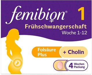 Femibion 1 Frühschwangerschaft Tabletten glutenfrei und laktosefrei für Schwangere und Stillende – Bild 1 von 1